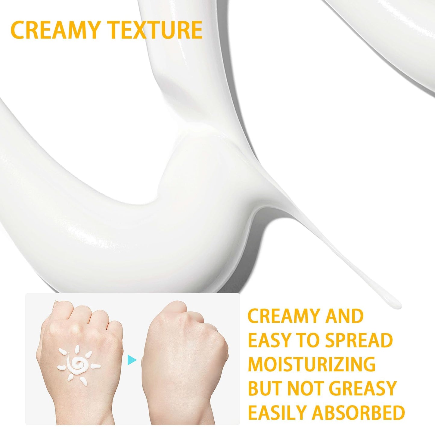 3PCS Moisturizing Sunscreen SPF 50+ PA+++,Travel Size Sunblock,Non-Greasy Waterproofing Sunscreen Lotion for Face and Body,Lightweight Mineral Sun screen Set, 1.05 Oz