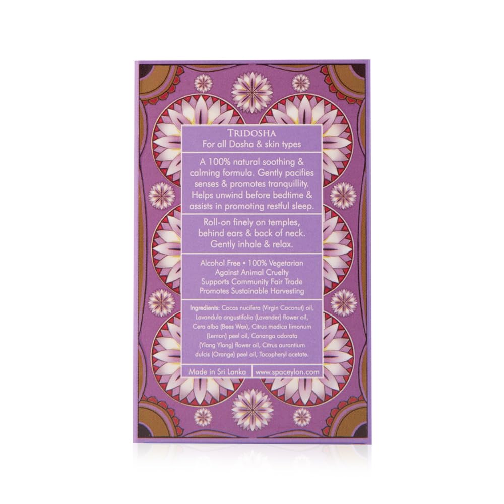 SPA CEYLON Sleep Calming Balm Roll On | Natural Sleep Aid with Soothing Scent | Quick-Acting Bedtime Relief | Travel-Friendly for All Skin Types