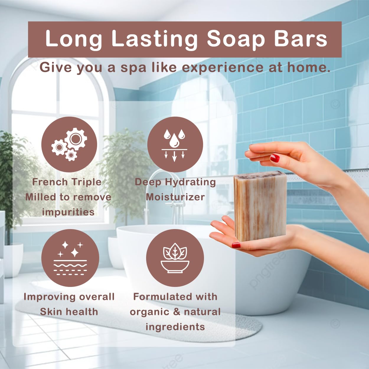 Simple Scents Australia Patchouli Scented Natural Soap Bars (12 Bars), 3.5oz Moisturizing French Triple Milled Soap Bars Enriched with Shea Butter - Pure Plant Oil Bath & Body Bars