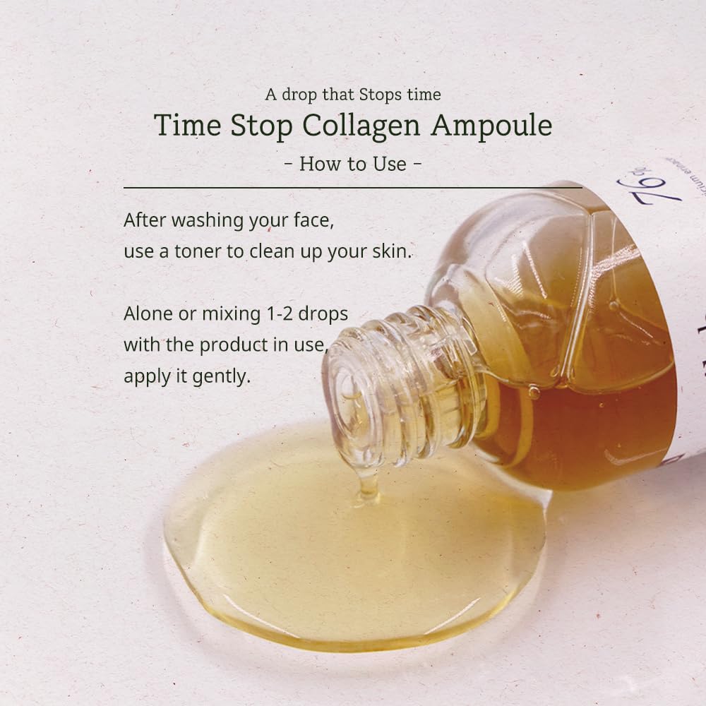 Time Stop Collagen Ampoule Mushroom Extract 30ml | Mushroom Extract 76% | Mushroom Collagen | Antiaging Ampoule | VOGUE Best K-Beauty | Plant base, Paper tube | Korean Skincare, Kbeauty, Korean Beauty