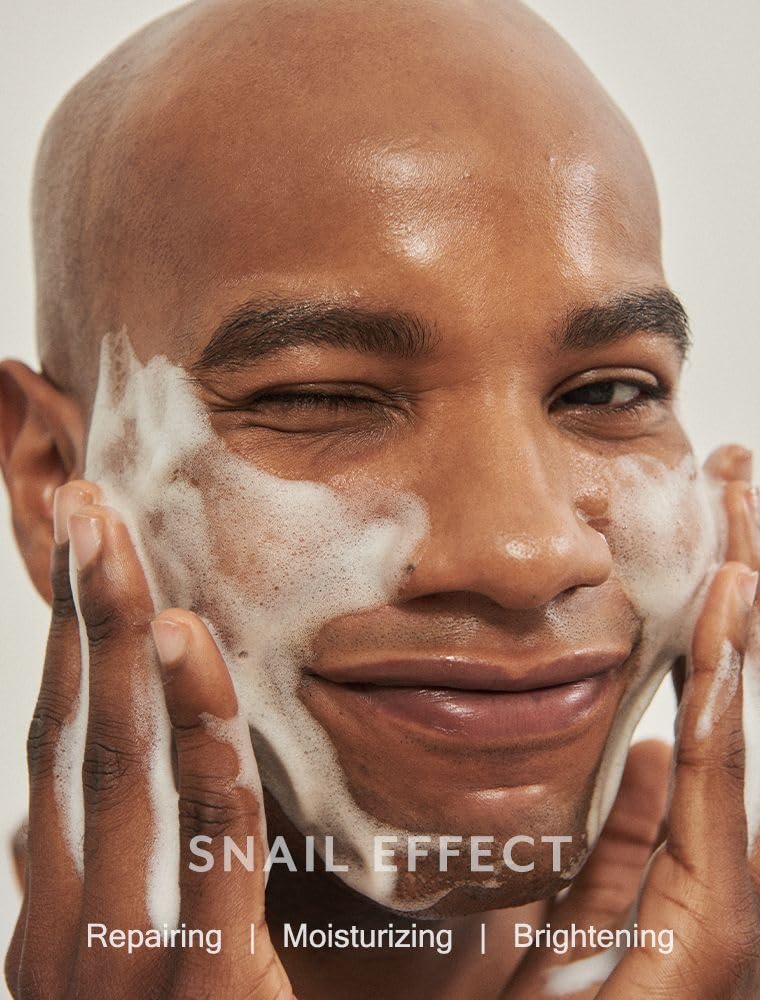 MIZON Snail Line Set, Korean Snail Skincare Essentials Set, Mini Sized Snail Foam Cleanser, Toner, Essence, and All in One Facial Cream to Improve Skin Tone, Fine Wrinkles, Smooth, Moisturize.