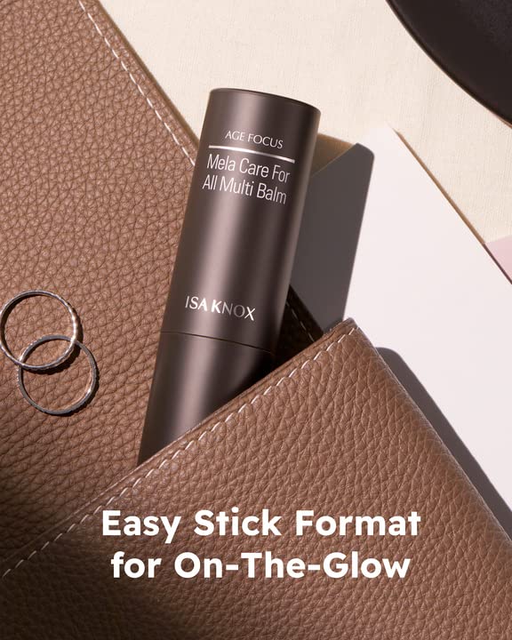 Isa Knox AGE FOCUS FOR ALL MULTI BALM STICK (Blemish care, 2 Pack) - Glow Oil Balm Stick with Vitamin C, E by LG BEAUTY. Help Promote Even Skin Tone, Travel-friendly, Korean Stick Balm