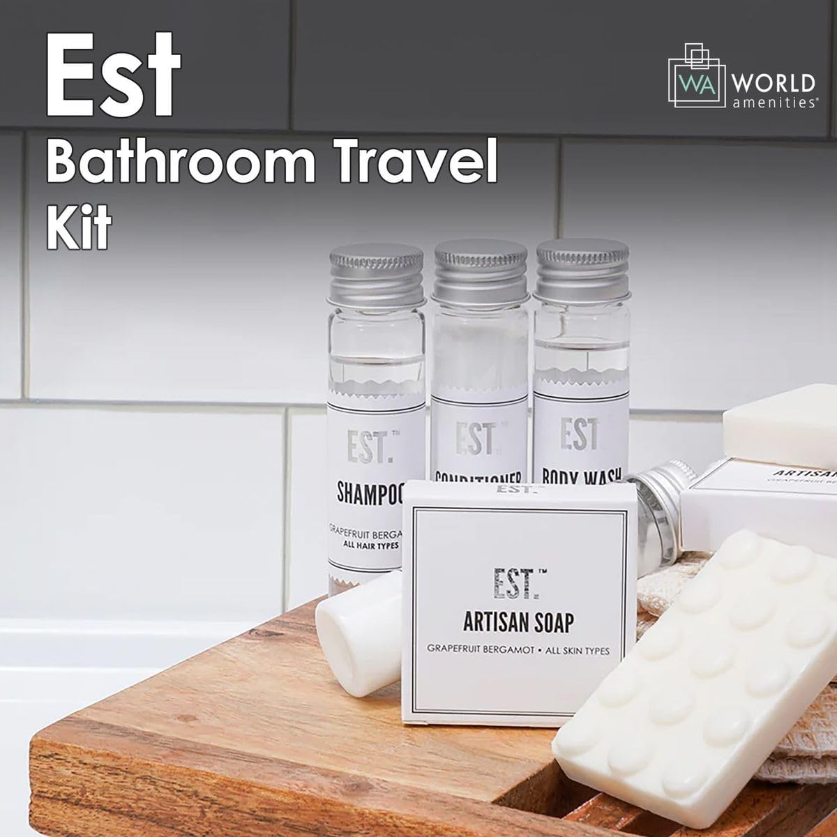 World Amenities - EST Travel Kit - Case of 5 Individual Kits