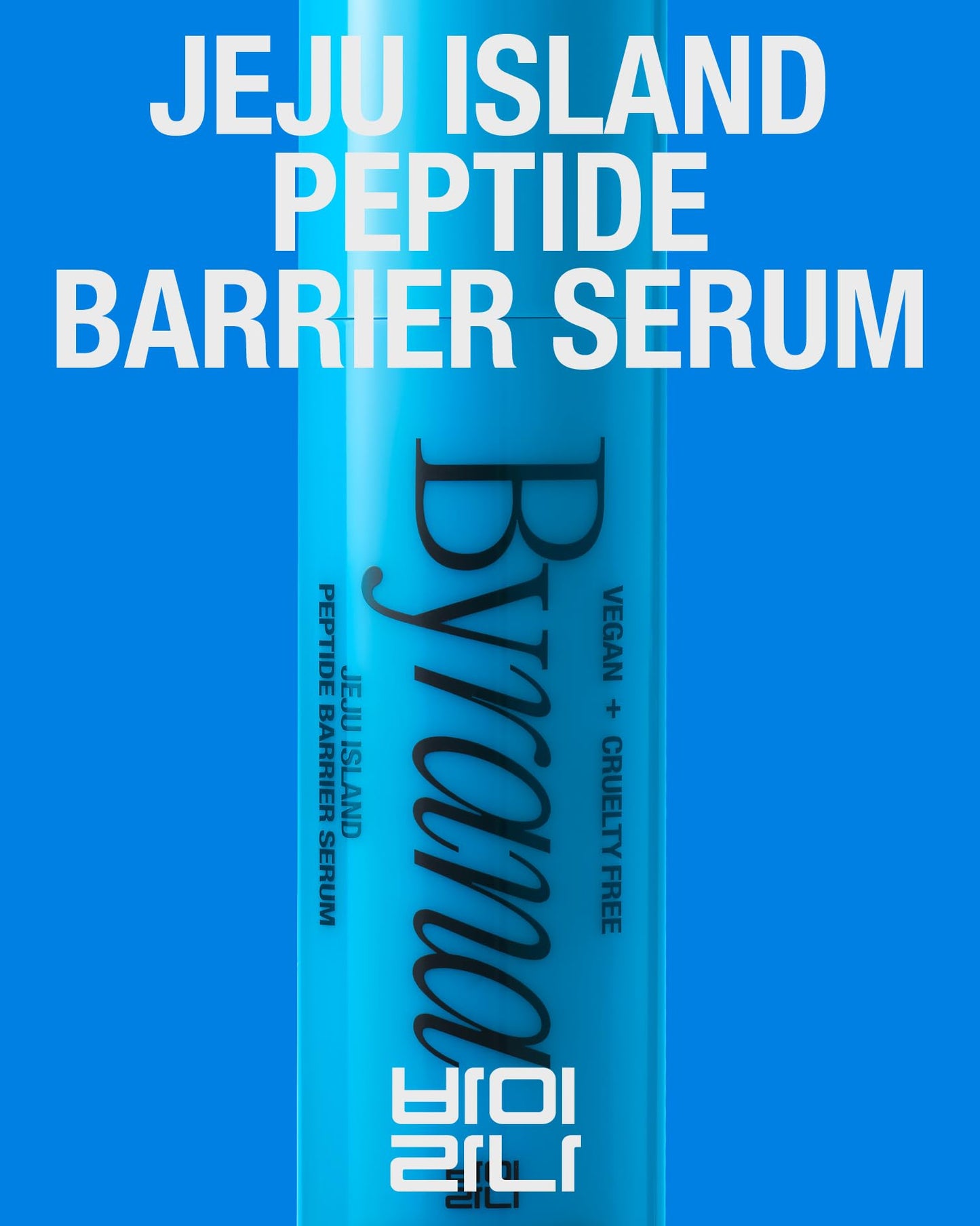 BYRANA Jeju Island Peptide Barrier Face Serum – Korean Vegan Skincare with 9 Peptides, Ceramides, Hyaluronic Acid, Niacinamide & Marine Complex – Hydrating, Firming & Barrier Support – 1.7 oz