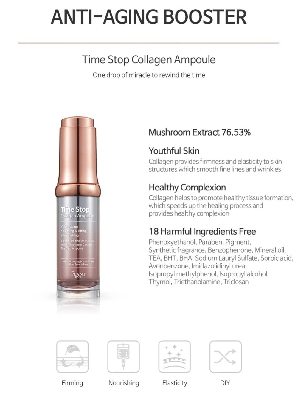Time Stop Collagen Ampoule Mushroom Extract