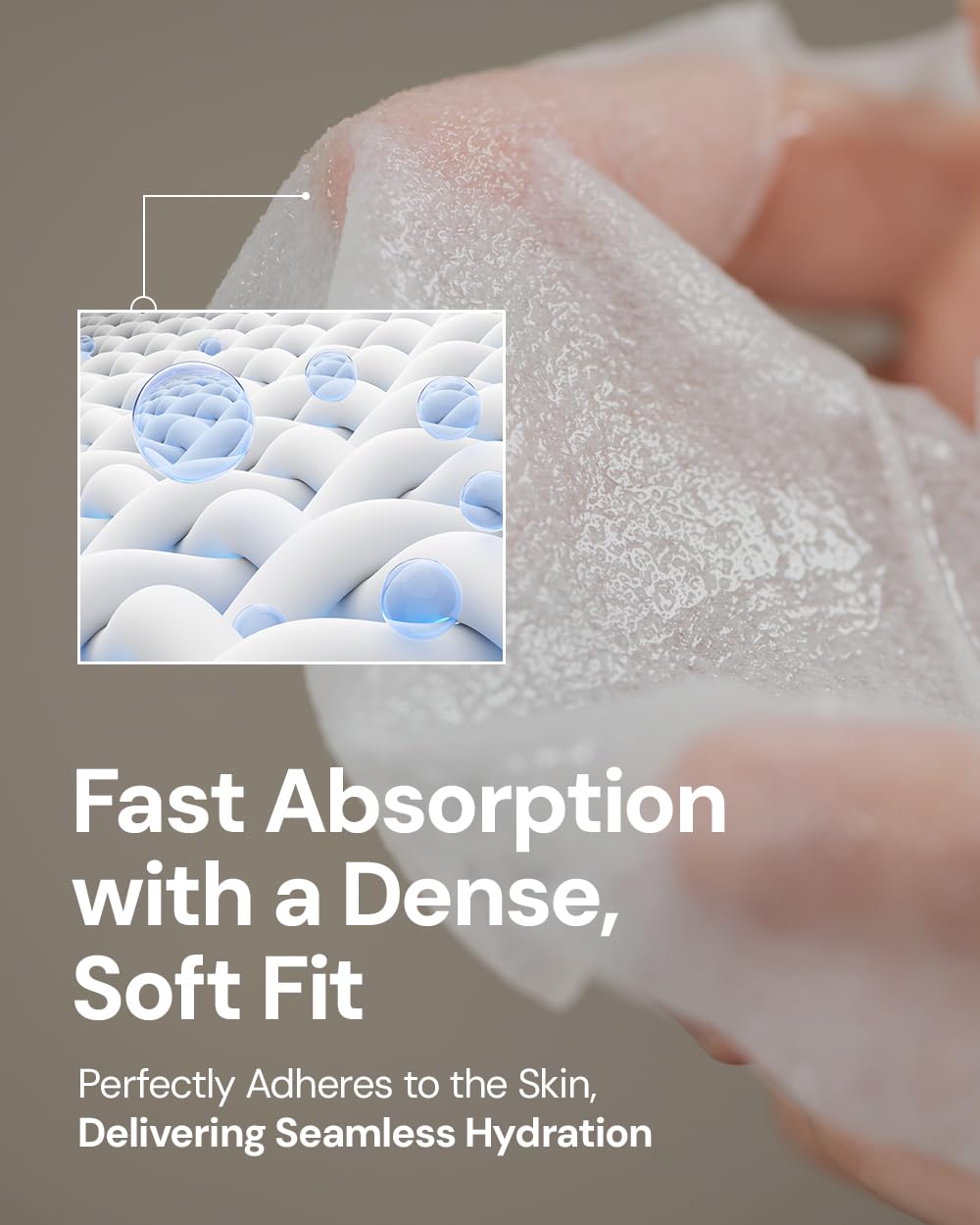 Bano Milk Thistle Repair Skin Care Set - Korean Skin Care with Centella, Soothing & Barrier Repair Kit for Sensitive Skin, Face Mask 10EA & Serum 0.5 fl. oz., Face Moisturizer, Fragrance-Free