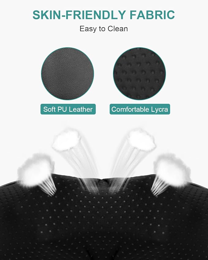 Nekteck Cordless Neck and Back Massager for Pain Relief Deep Tissue, Shiatsu Neck Massager with Heat, Portable Massage Pillow Tool for Shoulder Leg Muscle, Home Office Car Use, Gifts for Men Women Dad