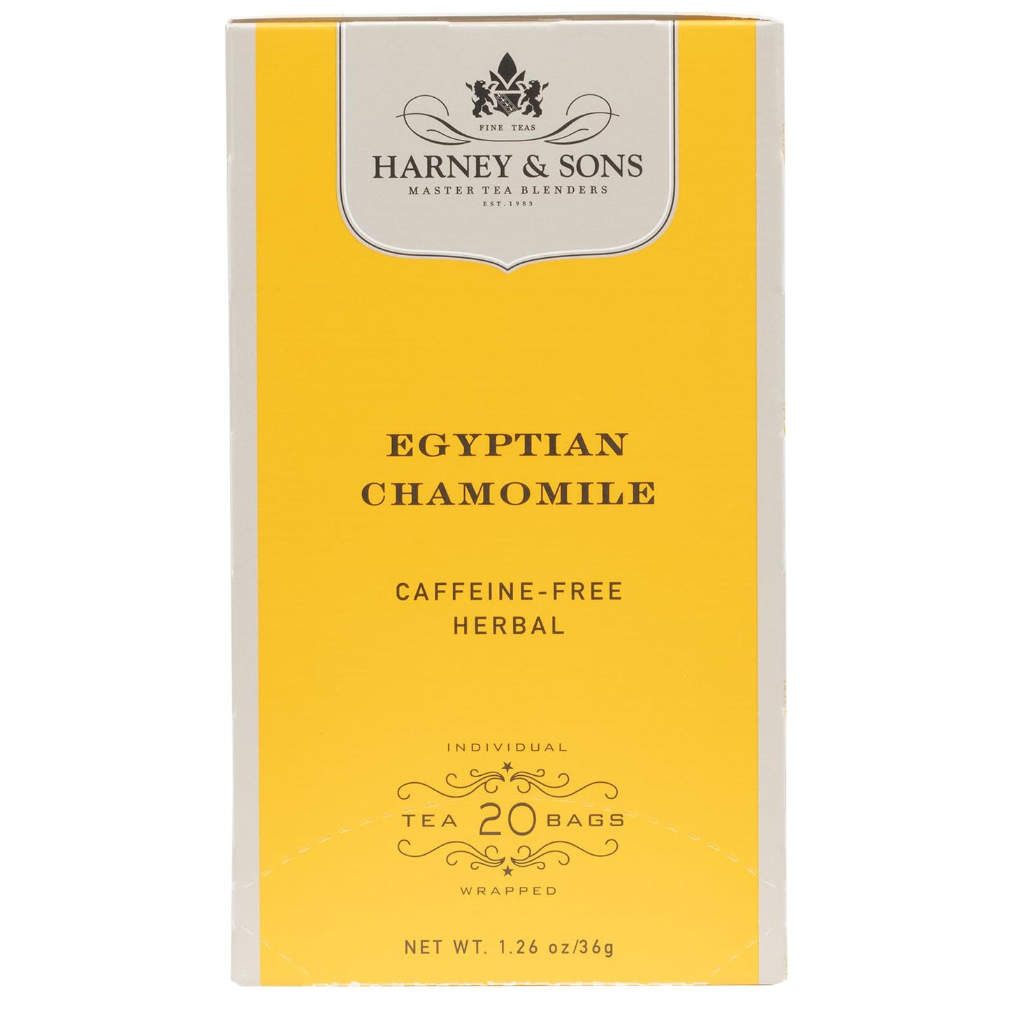 Harney & Sons Fine Teas Egyptian Chamomile - 20 Tea bags, 20 Count (Pack of 1)