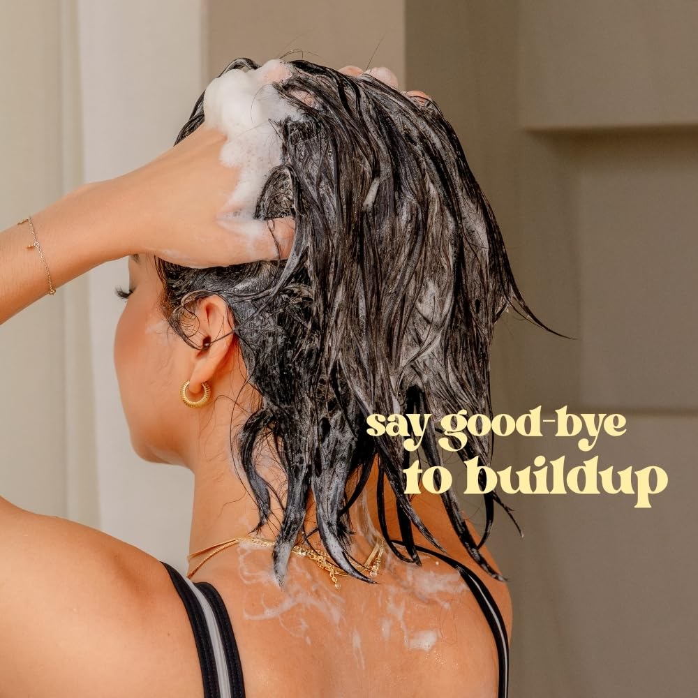 Beachwaver Charcoal Shampoo Bar | Clarifying, Sustainable Shampoo Bar with Organic Coconut Oil & Shea Butter for Hydrated Hair & Healthy Scalp | Fragrance-Free, Vegan, Easy for Travel