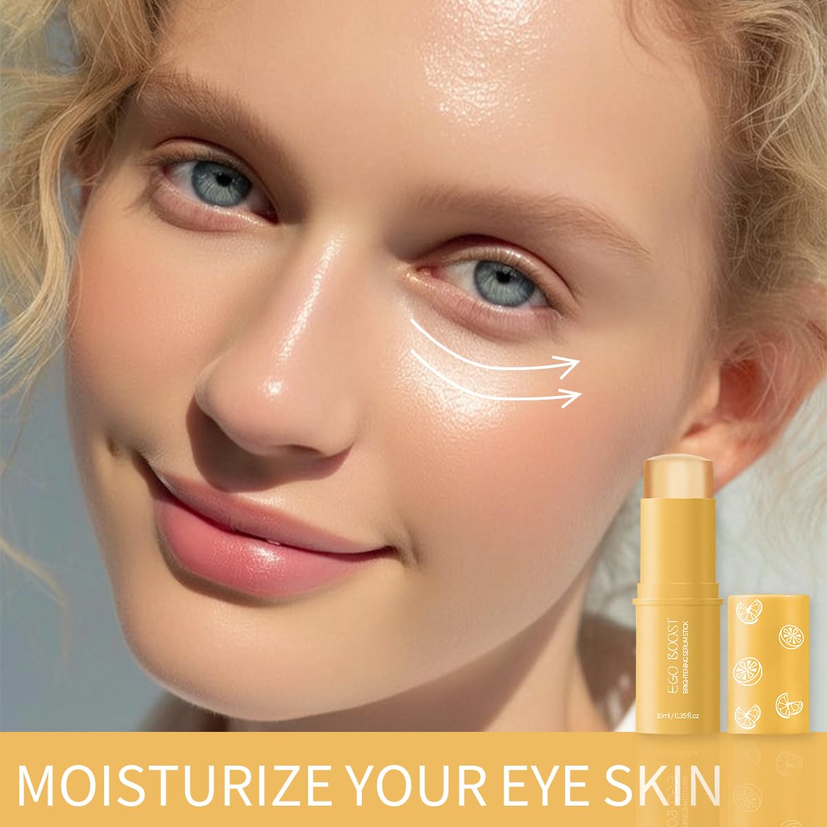 2PCS Serum Stick, Eye Stick, Vitamin C & Hydrating Balm For Face And Body, Multi Balm Stick, Smooth Fine Lines