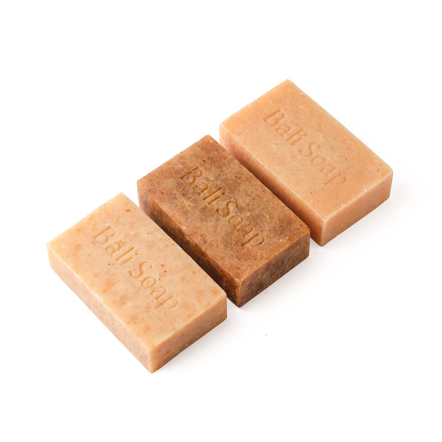 Bali Soap 3-Pack Handmade in Bali, Natural Cold Processed Bar Soap for Daily Use with Plant-Based Oils, Purifying & Refreshing, Vegan