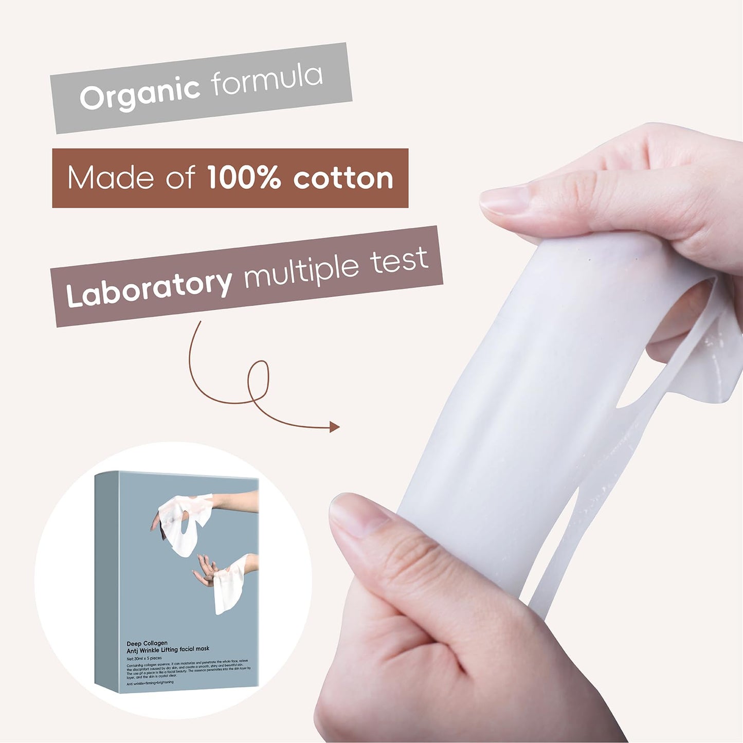 10 Pack Deep Collagen Overnight Mask,Bio-Collagen Real Deep Mask, Korean Face Mask, Bio Collagen Face mask Overnight,Anti Wrinkle Lifting mask