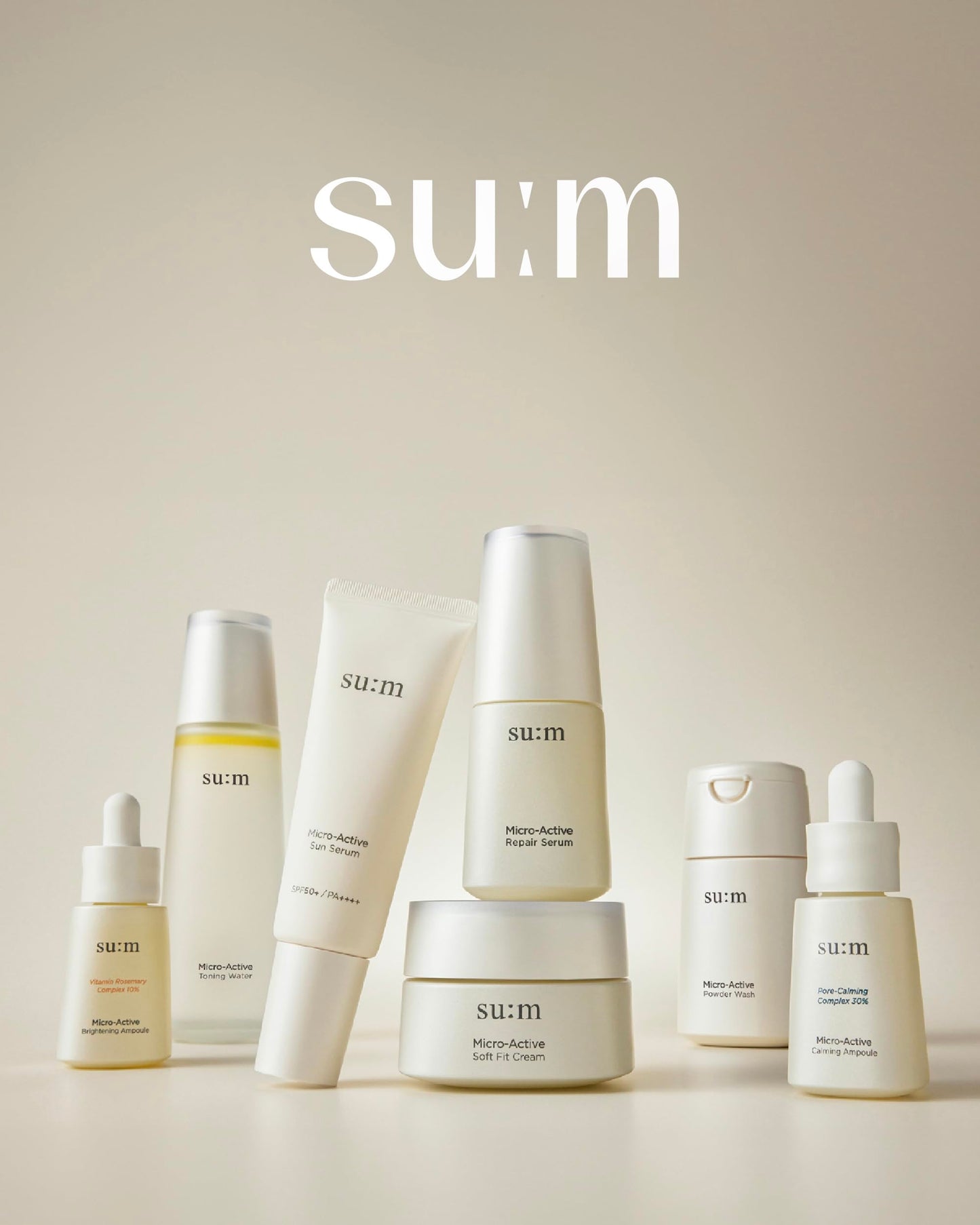 SU:M Micro-Active Toning Ampoule (0.5 fl oz) - High Potency Serum for Immediate and Firming, All Skin Types, Korean Skin Care. Pure Vitamin C & E, Niacinamide.