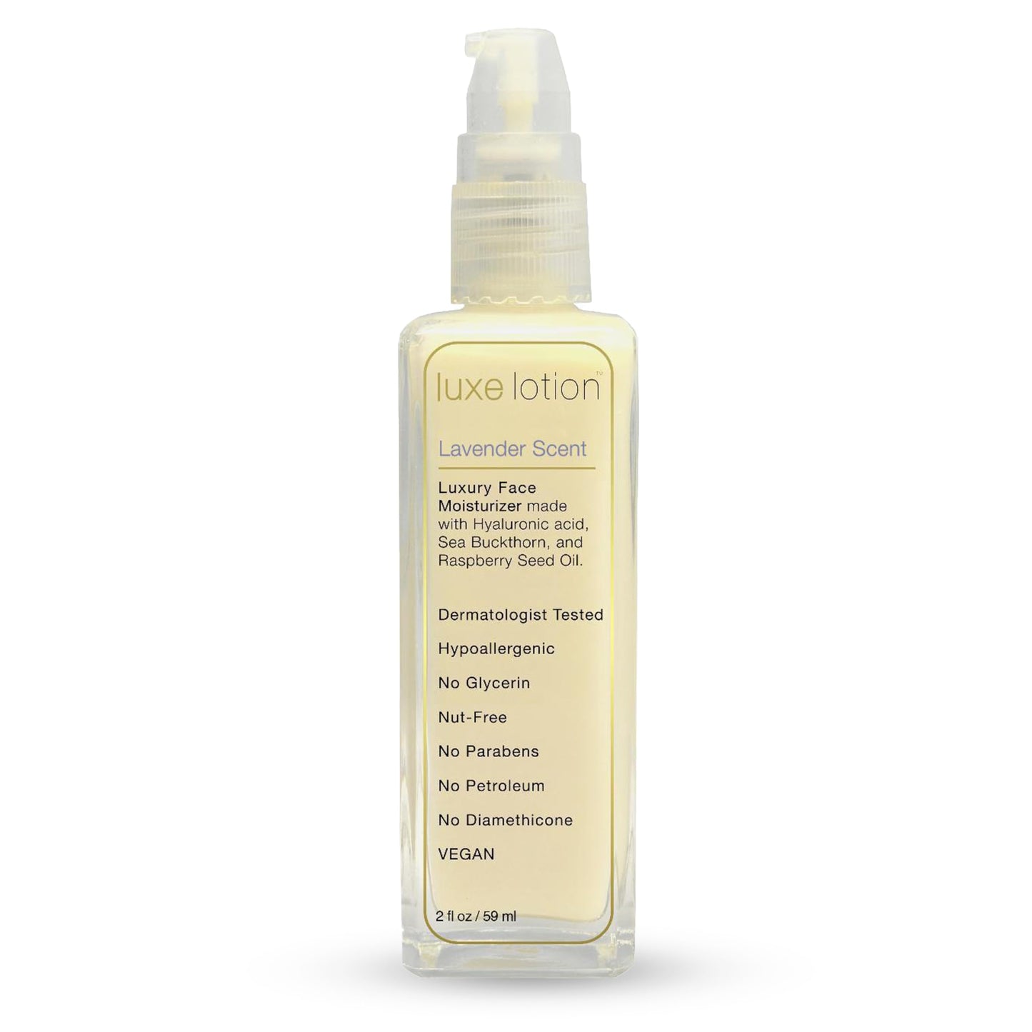 Non-Greasy Hyaluronic Acid Moisturizer – Lavender-Scented Lotion, Silicone Free, No Fillers - Anti-Aging Hydrating Hyaluronic Acid Body Lotion w/ Organic & Plant Based Ingredients – Travel Size 2oz