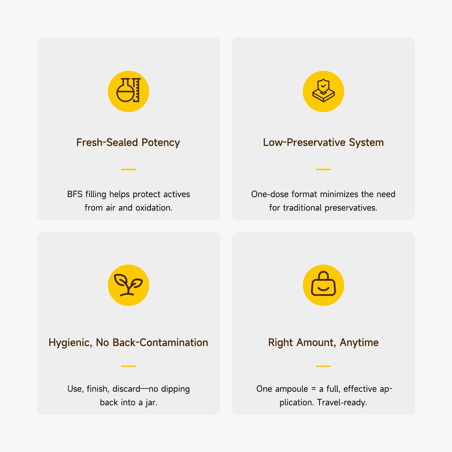 Vitamin C Brightening Serum for Face, Antioxidant Hydrating Ampoules with Glutathione, Niacinamide & Hyaluronic Acid, Daily Skincare for Uneven Tone, Dark Spots & Sensitive Dry Skin, 1.2ml x 30