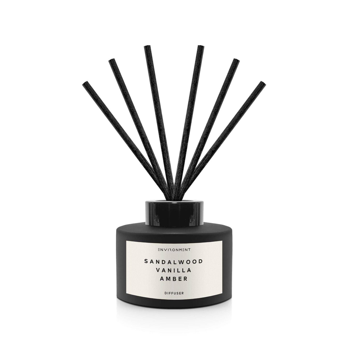 Environment Inspired by 5-Star Hotels HCS Reed Diffuser, 200ml Luxury Scented Aromatherapy (Sandalwood | Vanilla | Amber) Reed Diffusers for Home, Diffusing Oil Fragrance, Home Fragrance Products