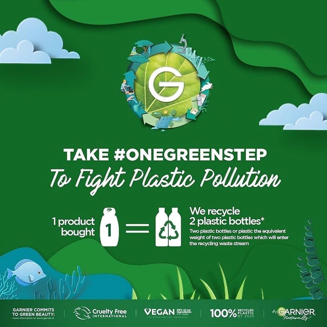 Garnier Men Power White Anti-Pollution Double Action Facewash, 100gm