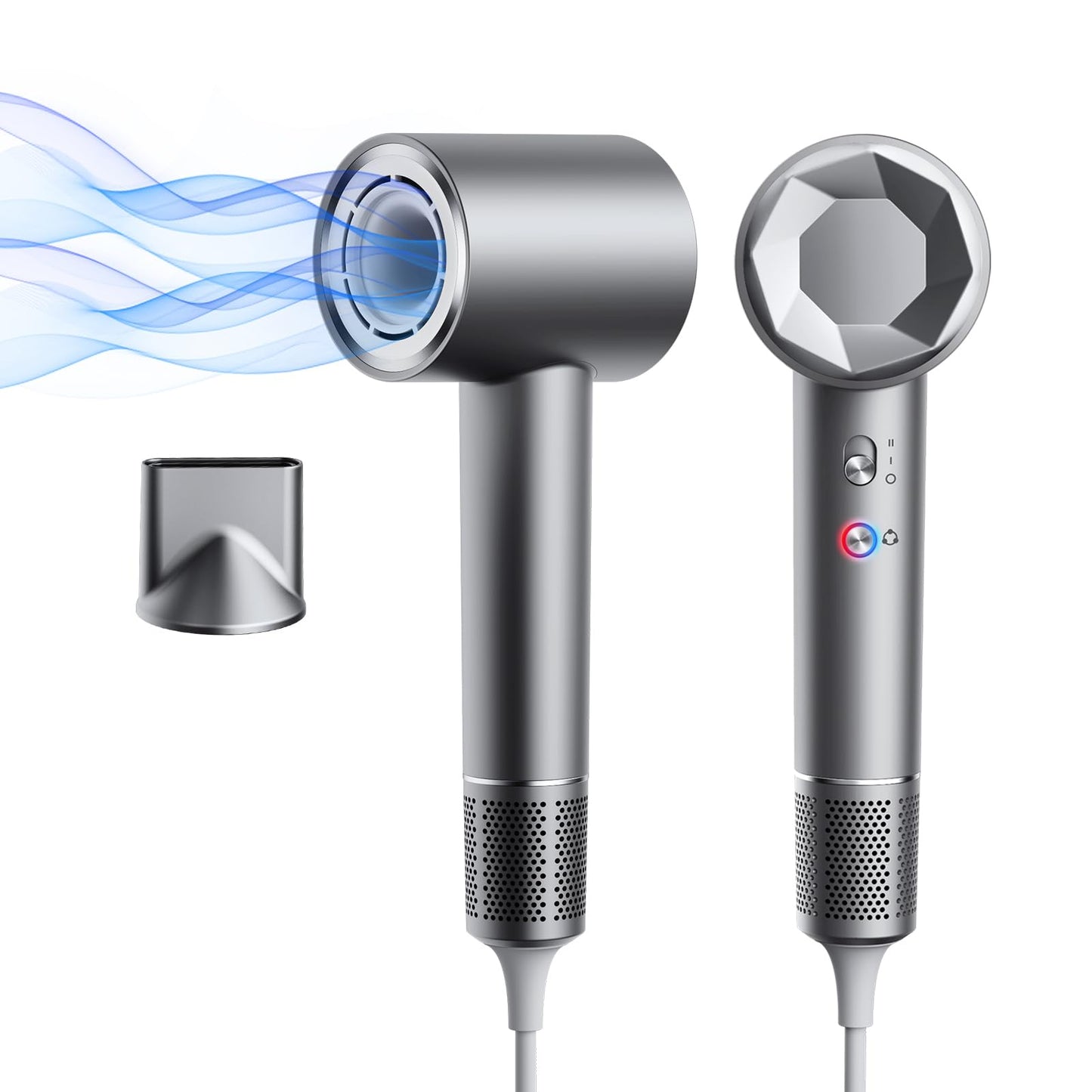 VTT Hair Dryer, 130000 RPM High Speed Blow Dryer for Fast Drying, Low Noise, Lightweight Design for Home & Travel Use, Perfect for Men, Women, and Professionals