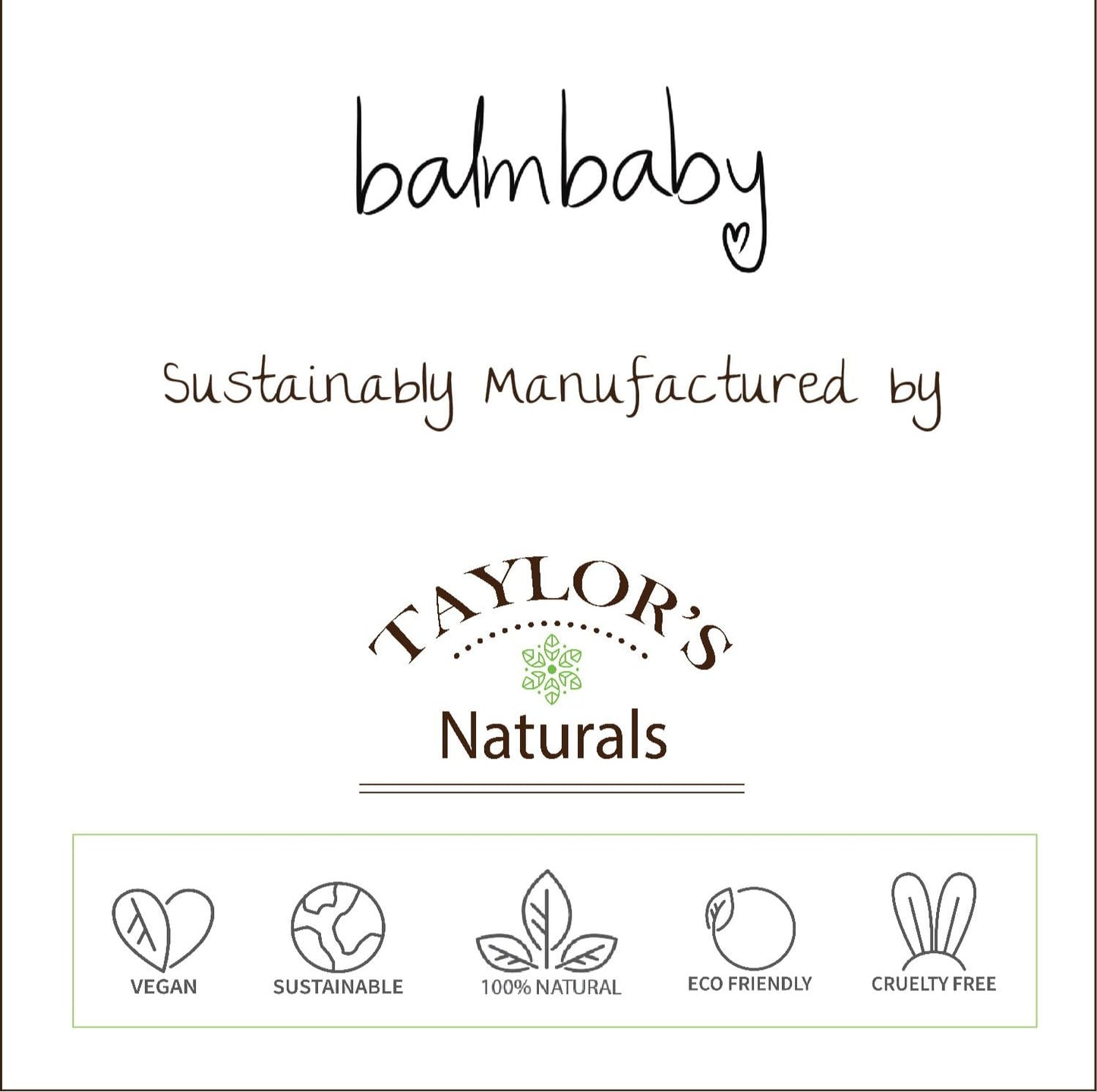 Balm Baby Diaper Balm Stick – Natural Diaper Rash Cream & Multipurpose Baby Skin Ointment with Organic Calendula - Vegan - Soothing, Healing, Moisturizing – Newborn Cradle Cap, Dry Skin (Single)