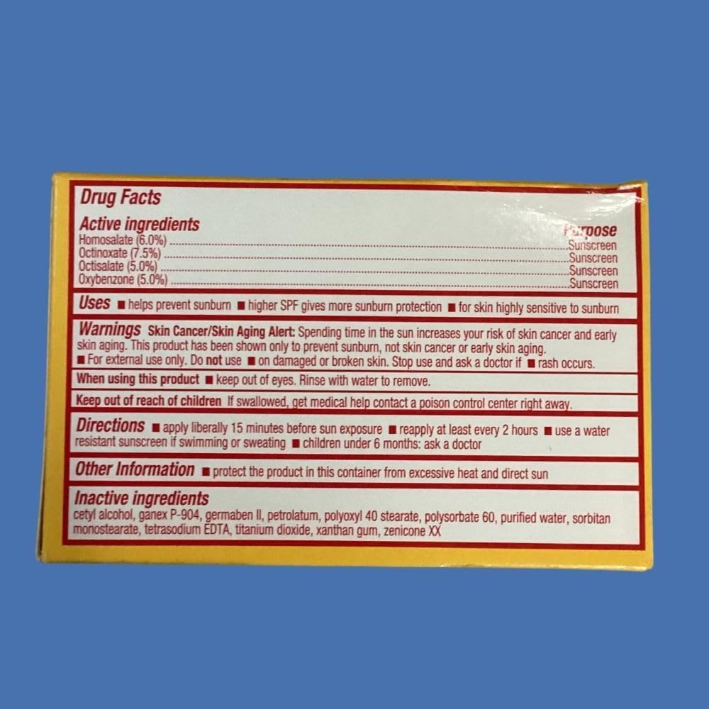 Sunscreen Lotion SPF 30 Plus for Highly Sensitive Skin 1 Box (25 packets/box) by Safetec - MS84250…