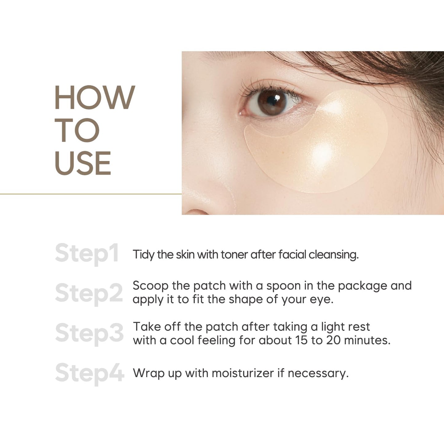 Gold & Snail Hydogel Eye Patch 60ea (30pairs)