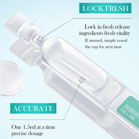 30PCS Ultra Hydrating Serum for Face, Hyaluronic Acid Serum Tubes, Hydrating, Smoother Skin, Anti-Aging serum for All Skin Tyes, Travel-Size Single-Use Vials Skincare(1.52 Fl Oz (Pack of 1))