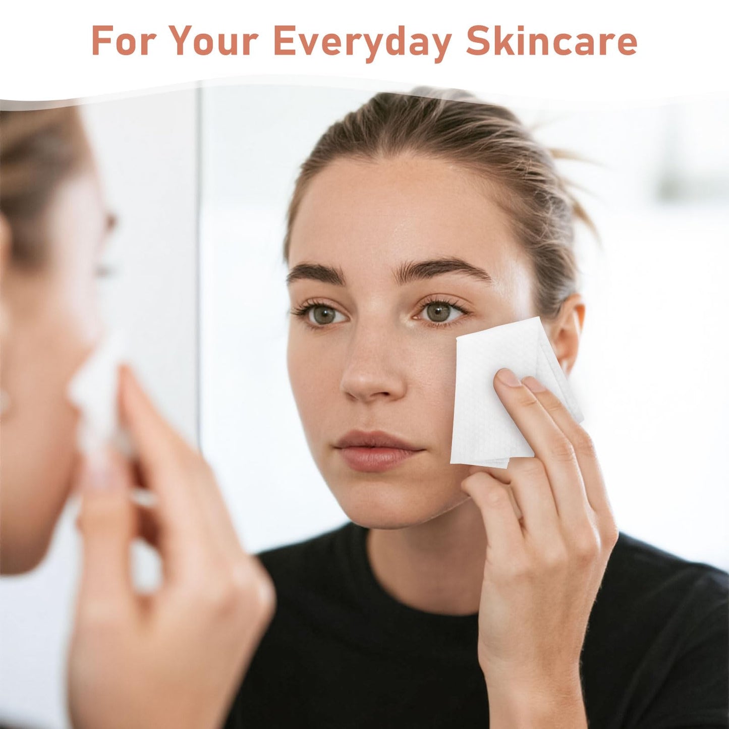 Makeup Remover Wipes Individually Wrapped Facial Cleansing Towelettes Bulk, Disposable Cleanser Makeup Removal Cloths Pads for Oil Dirt Skin Care Removing Mascara Lipstick Travel Hotel Aloes (50 Pack)