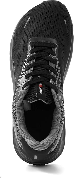 JACKSHIBO Wide Toe Box Shoes for Men Arch Support Shoes Wide Width Sneakers for Running Walking Athletic Tennis Orthopedic Plantar Fasciitis Workout with Thick Cushioned Zero Drop Sole