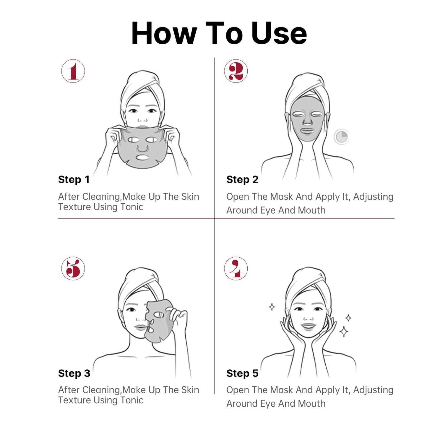 HEALOINE Salmon DNA PDRN Pink Deep Collagen Face Mask,Overnight Sensitive Irritated Skin Face Mask,Hydrating, Firming and Moisturizing Korean Facial Mask 30g*10ea