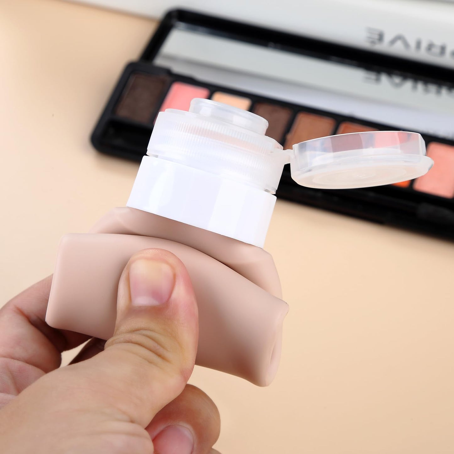 Gemice Travel Bottles for Toiletries, Tsa Approved Travel 3oz Size Containers with Clear Bag, BPA Free Leak Proof Travel Tubs Refillable Liquid Travel Accessories for Cometic Shampoo Lotion (4 Pack)