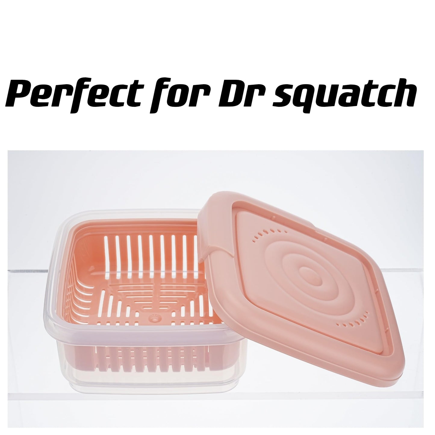 3 Pcs Soap Dish, Square Soap Travel Case with Drainage Layer, for Gym, Bathroom, Traveling, Camping, Soap Bar Shampoo Holder for Shower, 3pcs(Blue+White+Pink)