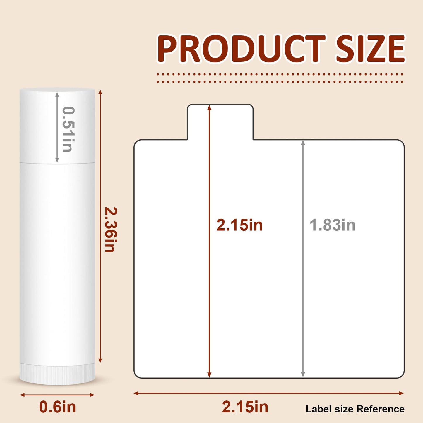 VISRIE 120 Pack Lip Balm Unlabeled, Natural Lip Balm Bulk Blank Tube, Personalized Lip Balms for Party Favors Adults and Bridal Shower Favors or Baby Shower Gifts-5 Flavors