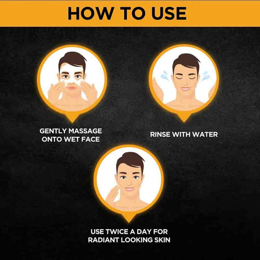 Garnier Men TurboBright Face Wash, 100 Gram