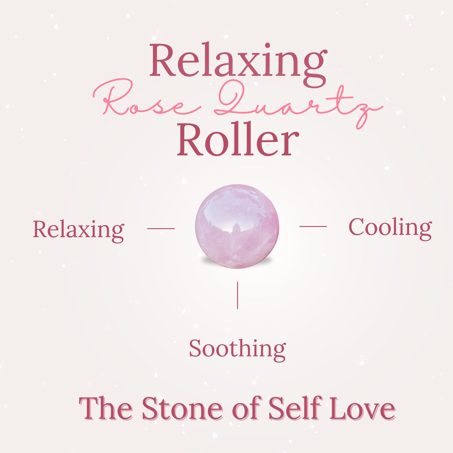 Grandma Flo's Naturals Organic Castor Oil with Rose Quartz Roll On For Face and Body - Glass Bottle, Cold Pressed, Hexane Free, Unrefined - Stimulate Hair Growth, Moisturize Skin (50ml)