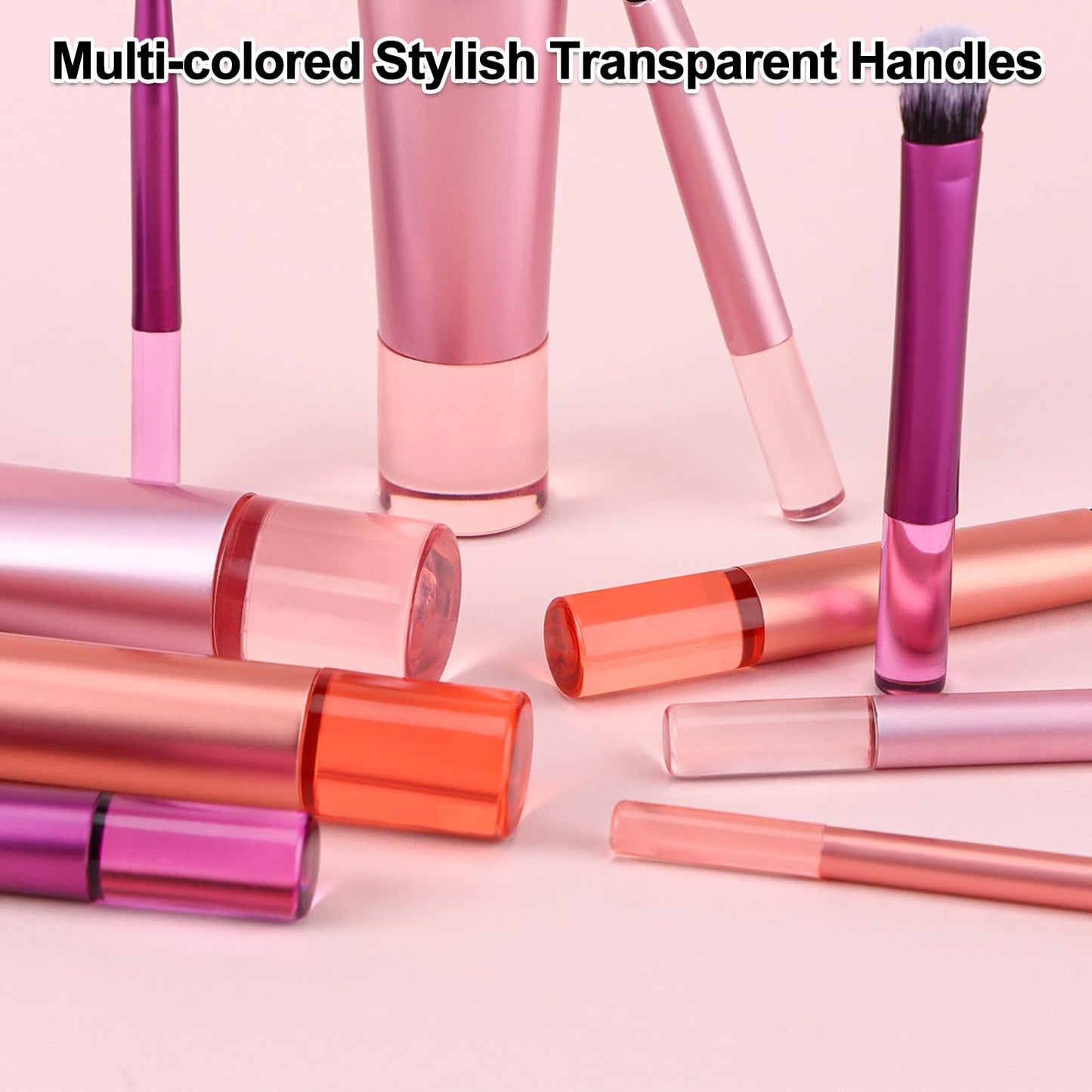 Kingtree Travel Makeup Brush Set, 10Pcs Mini Makeup Brushes with Pouch Portable ON THE GO Makeup Brushes Travel Set, Easy-taken Full Complete Function Cosmetic Brushes for Flawless Makeup Looks