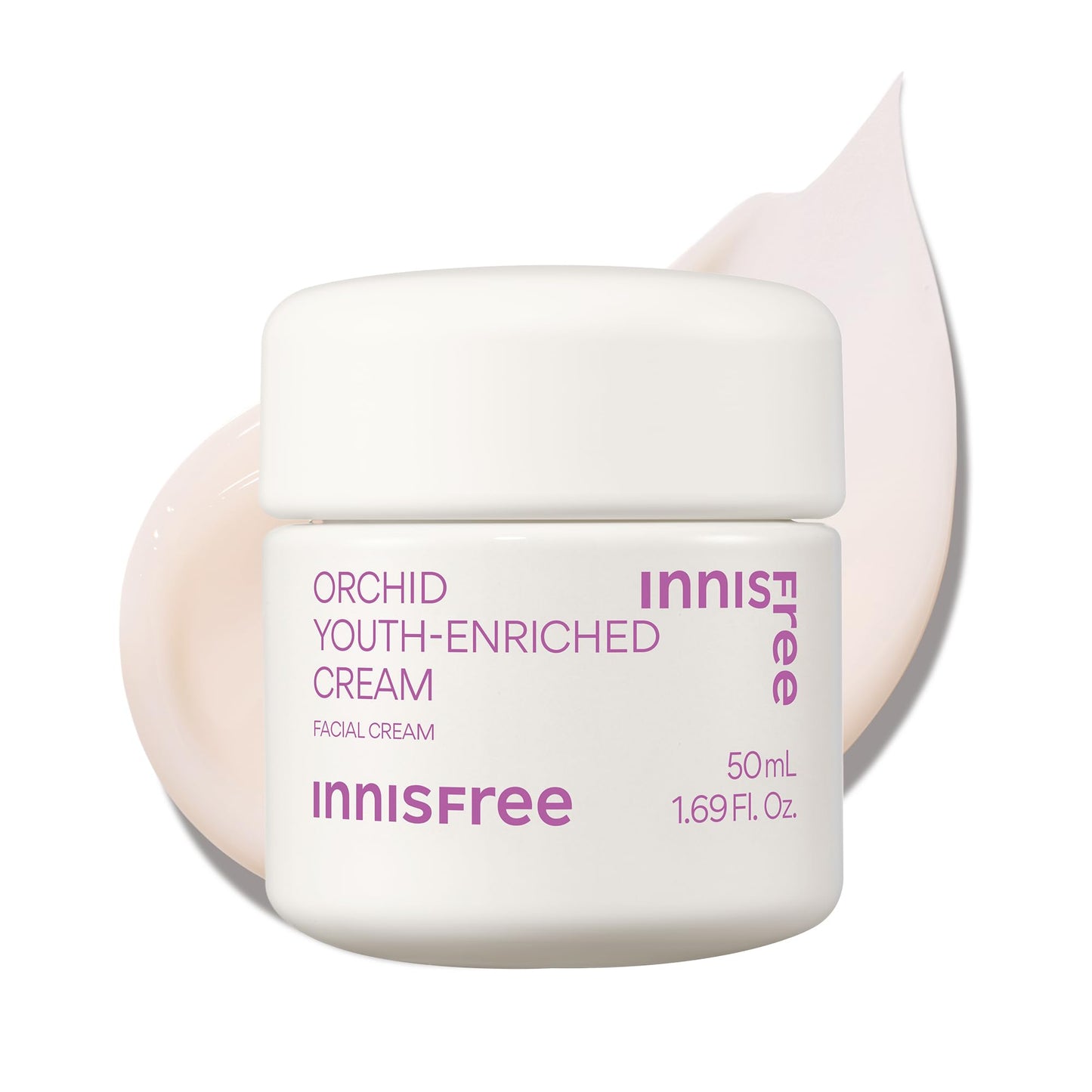 innisfree Orchid Youth-Enriched Cream, Korean Face Moisturizer for Firming, Hydration, and Youthful Skin