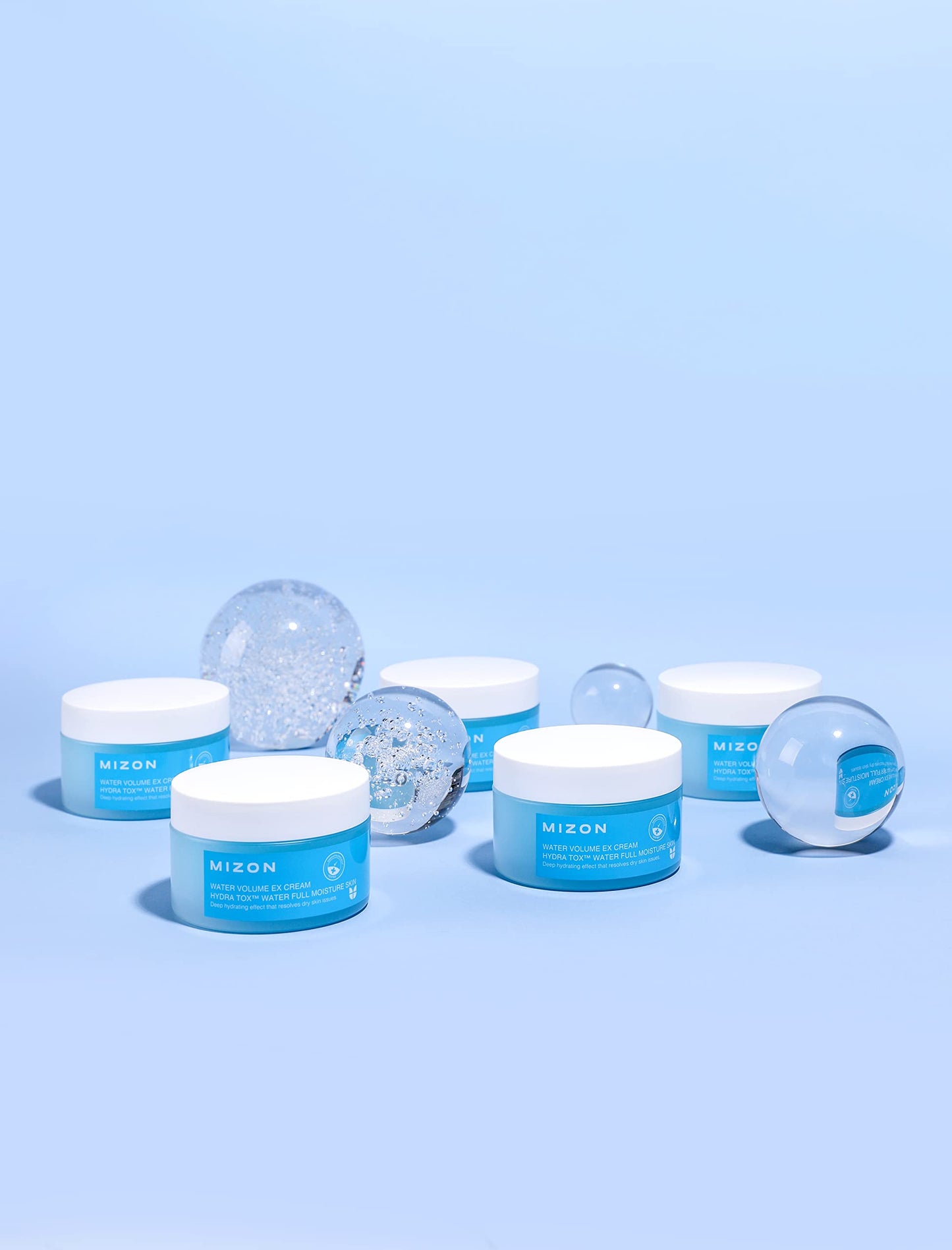 MIZON Water Volume EX Cream, Moisture Deep Hydration Cream Soft Skin Korean skin care (100ml/ 3.38 fl oz)