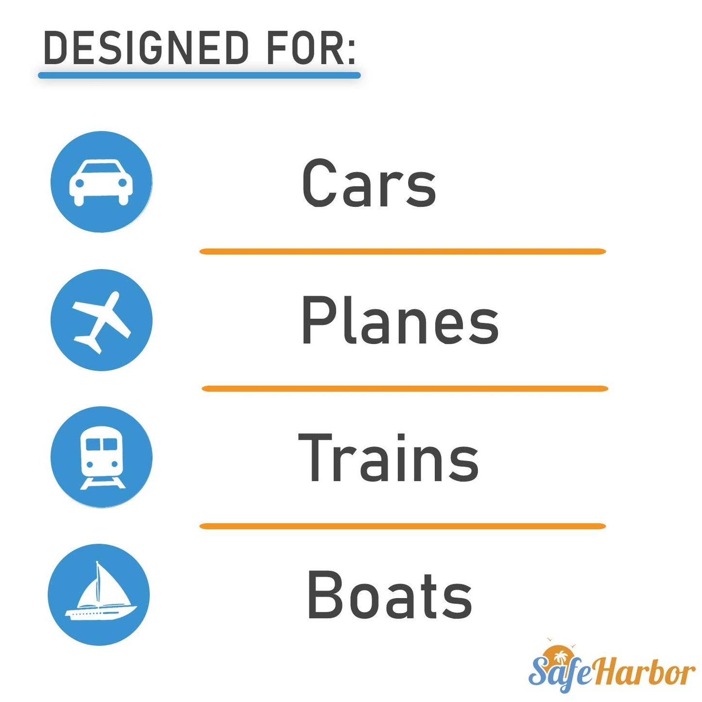 SafeHarbor Motion Sickness Relief Roll-On | Anti Nausea Essential Oil for Sea Sickness, Dizzy & Carsick Relief in Children and Adults, Your Cruise Ship Essential | 100% Natural, Drug Free (10 ml)