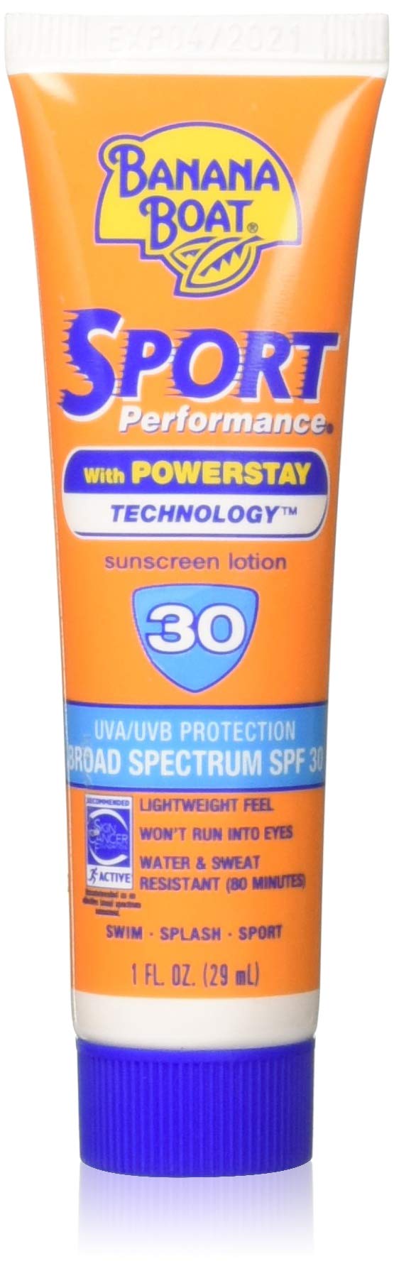 Banana Boat Sport Ultra SPF 30 Sunscreen Lotion, 1oz | Travel Size Sunscreen SPF 30, Travel Sunblock Lotion, Mini Sunblock Oxybenzone-Free, 1oz