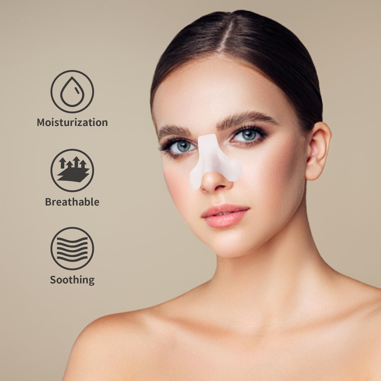 MoyRetty 100PCS Disposable Non-woven cotton for Nose, DIY Natural Spa Skin Care Cosmetic Facial Paper Sheet Eye Nose Face and Compressed Mask Towel Sheet Toner Lotion Paper