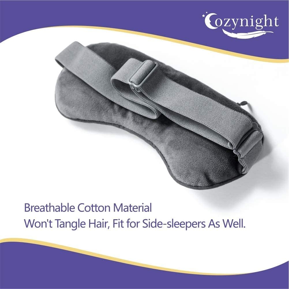 Cozynight Weighted Lavender Eye Mask for Sleeping, Yoga, Dry Eyes, Headache, Migraine Relief - Great Relaxation Gifts for Mom, Dad, Women, Men - Aromatherapy Lavender Eye Pillow Gift