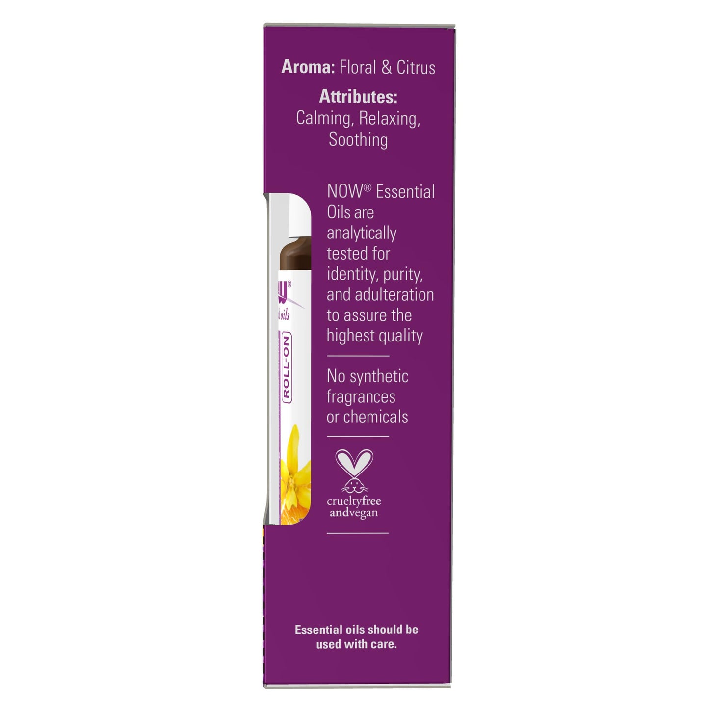 NOW Essential Oils, Take A Zen Ten Roll On, Non-GMO Project Verified, Relaxing Blend, Steam Distilled, Topical Aromatherapy, 10-mL