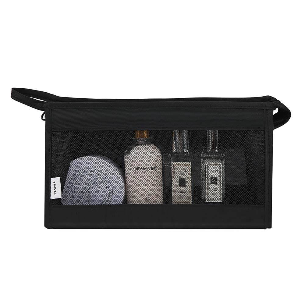 Belsmi 8 Set Packing Cubes with Shoe Bag - Compression Travel Luggage Organizer (Style A - Black)