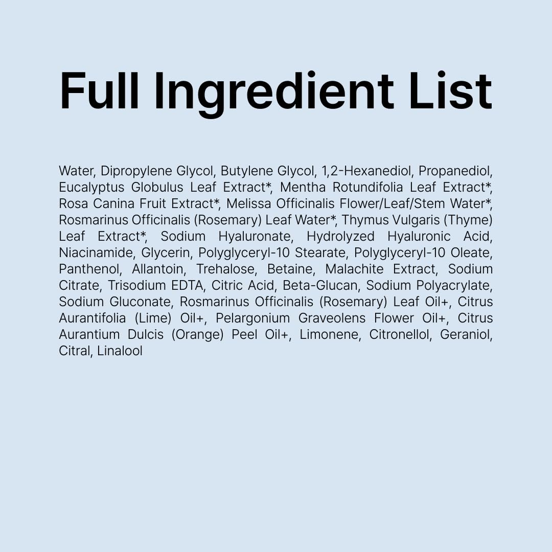 belif Niacinamide Hydrating Toner – Aqua Bomb Lightweight Cooling Toner with Hyaluronic Acid, Soothing and Balancing Formula, Skin Barrier Repair and Radiant Skin, Korean Skincare, 5.07 fl oz