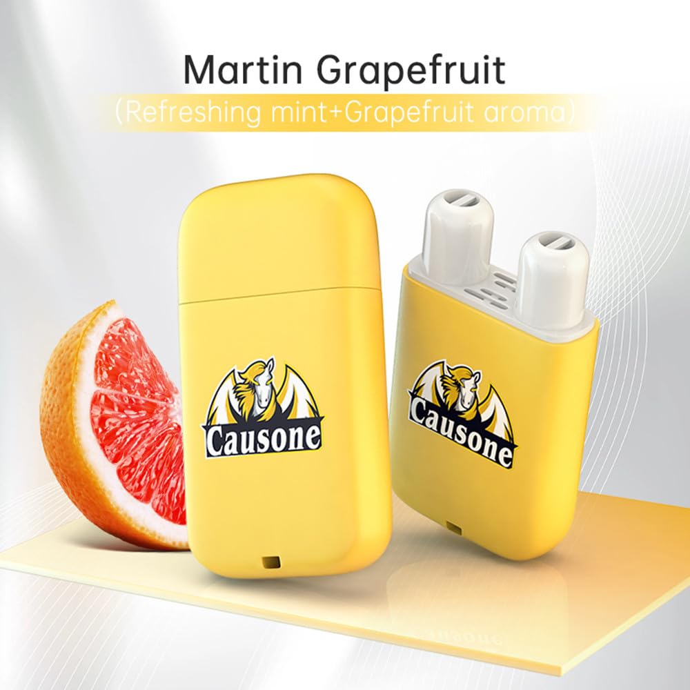 LAMUSELAND Essential Oil Nasal Inhaler, Natural and Organic Plant 6 Flavors Nasal Stick Energy Bar for Sinus & Congestion Relief, Daily Relaxation and Energy Boost (Multi-2)