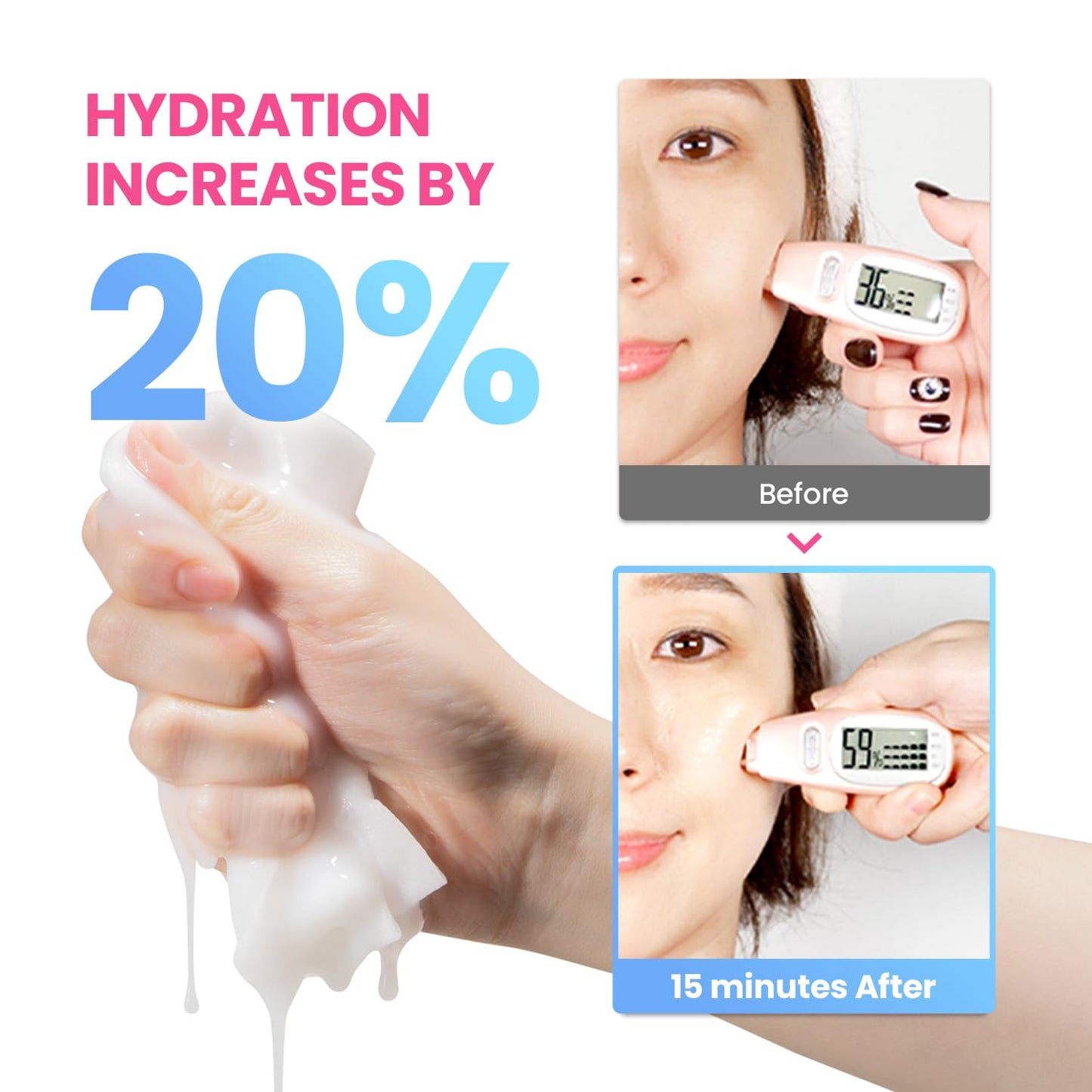 GLAM UP Premium Facial Sheet Mask 12 Combo (Pack of 12) | Clean Face Masks Skincare, Hydrating Face Masks, Moisturizing, Soothing, Beauty Mask For All Skin Type Variety Beauty Mask Set