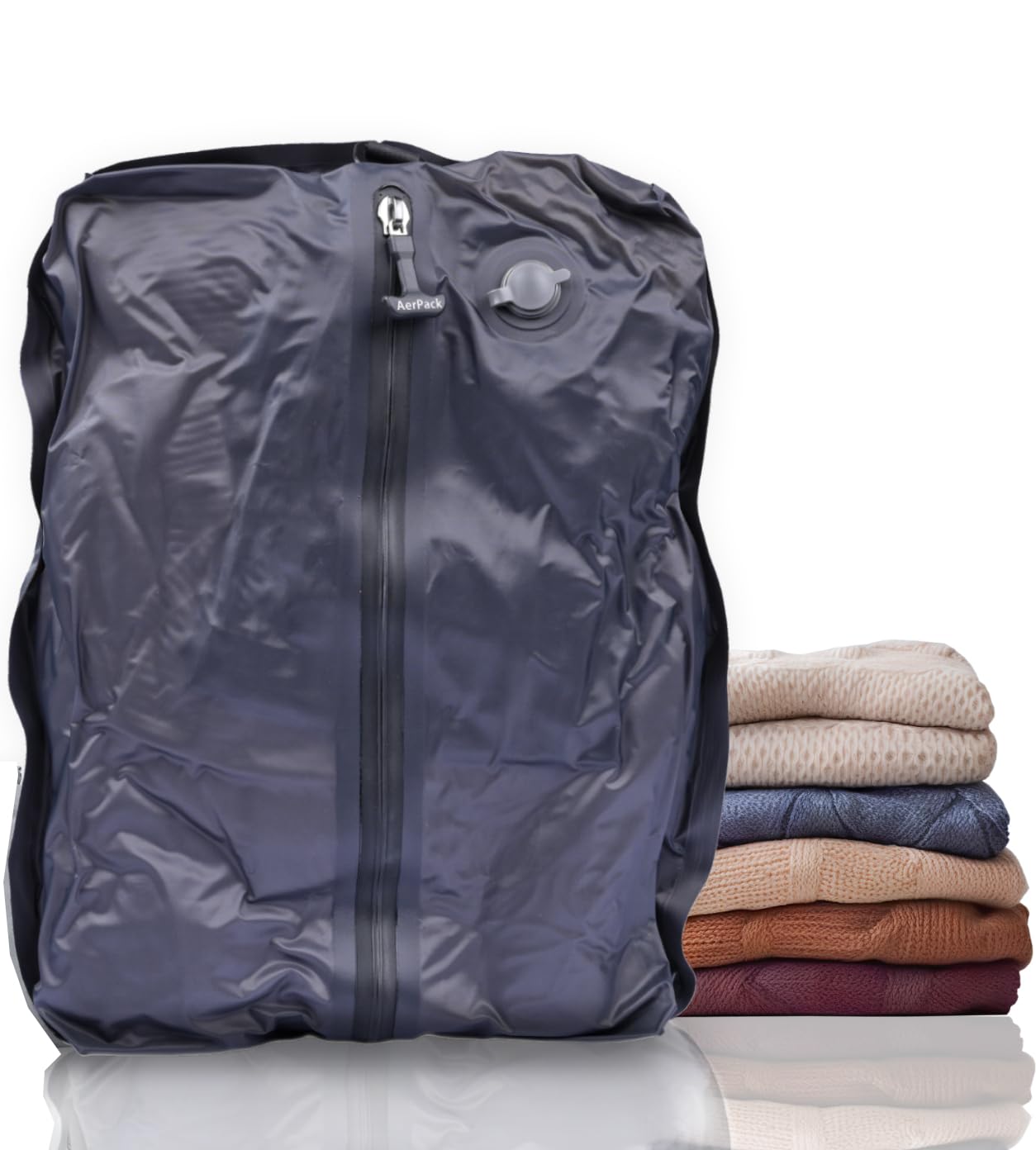 Premium Reuseable Vacuum Bags for Travel – Ideal for Efficient Packing and Space Saving in Travel Suitcase and Backpack, Space Saver Bags for Clothing (No Pump included)