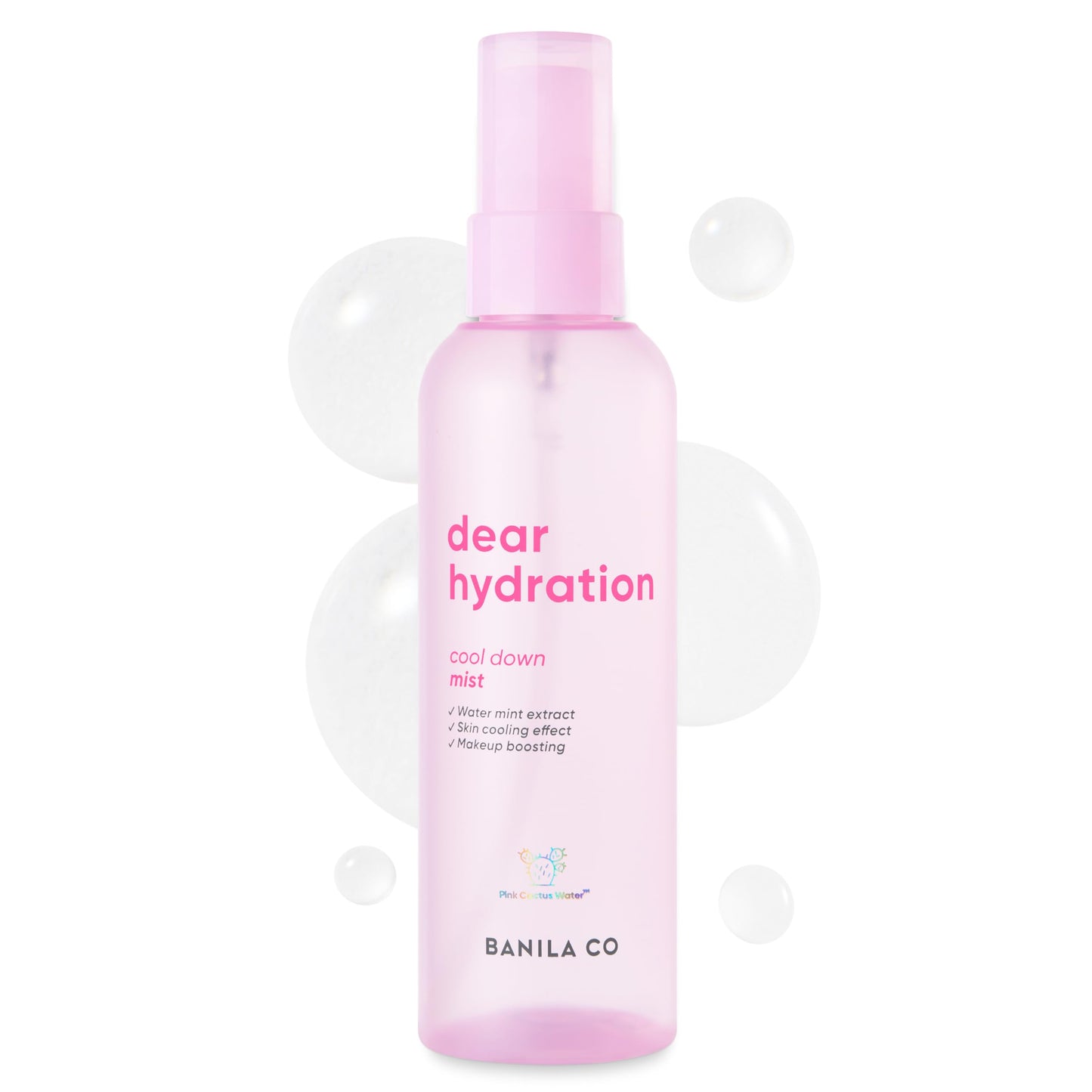 BANILA CO Dear Hydration Cool Down Mist | Lightweight Skin Cooling & Moisturizing Makeup Fixer Setting Spray | Hydration Boost, Radiant Glow Serum (99ml / 3.34 fl oz)