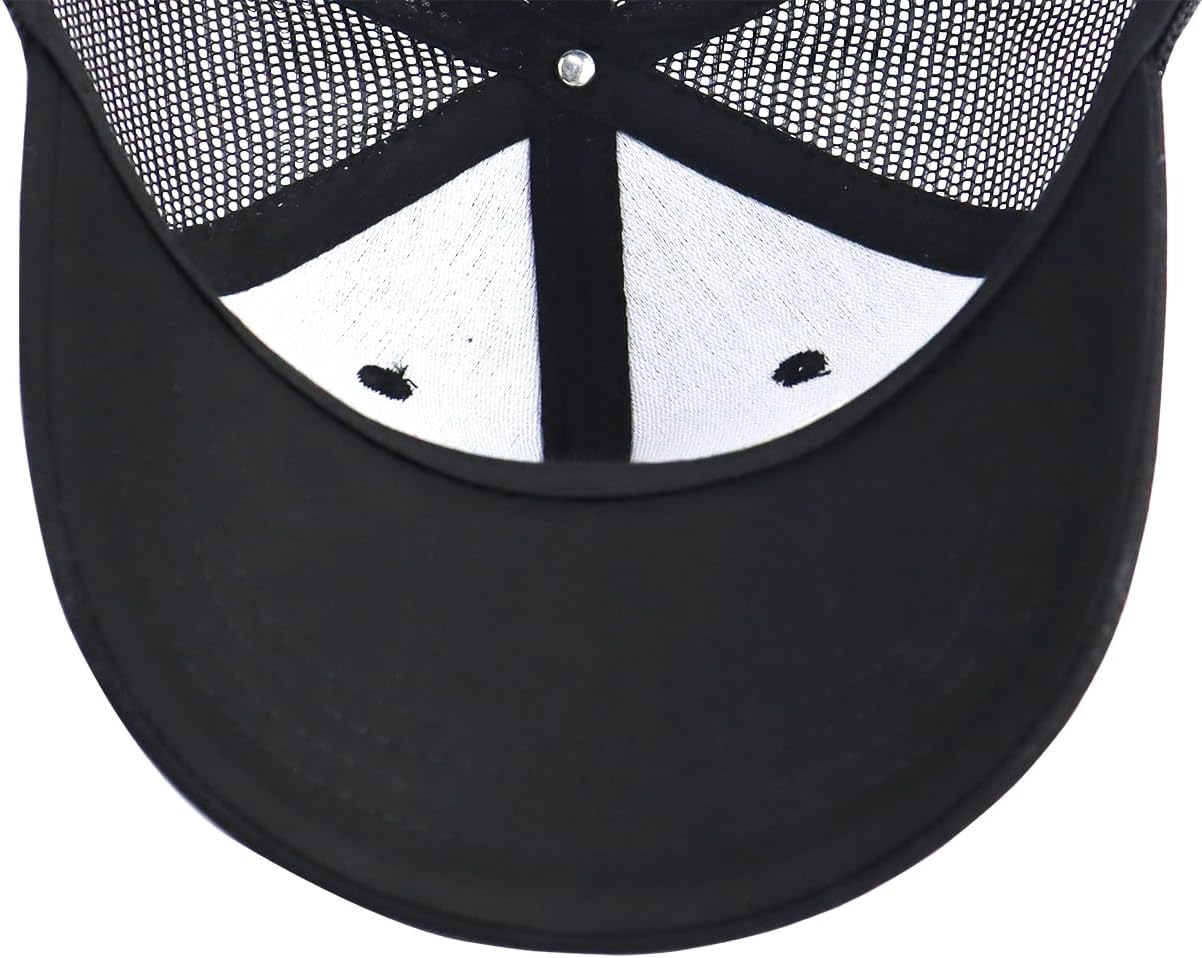 Mr and Mrs Gifts, Hubby Gifts for Men, Wifey Hat for Women, 2 PCS Hubs and Wife Trucker Baseball Cap, Just Married Gift for Husband Wife Black