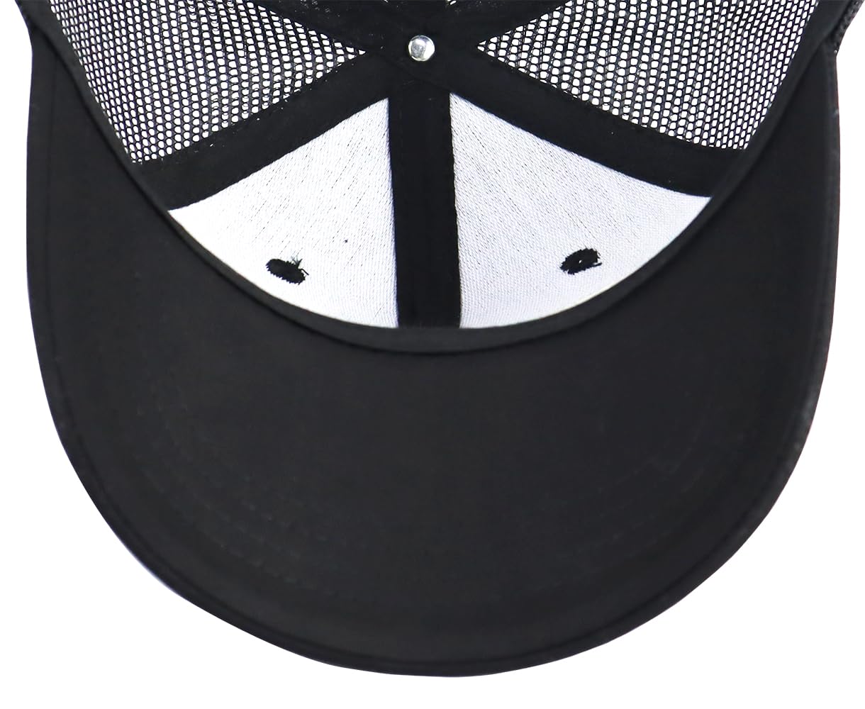 Mr and Mrs Gifts, Hubby Gifts for Men, Wifey Hat for Women, 2 PCS Hubs and Wife Trucker Baseball Cap, Just Married Gift for Husband Wife Black